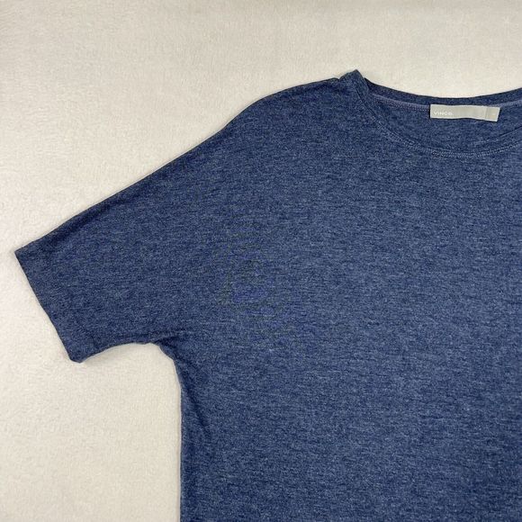 VINCE Cropped T-shirt Women's Small Blue Dolman Sleeve Soft 100% Vicose - Picture 4 of 13